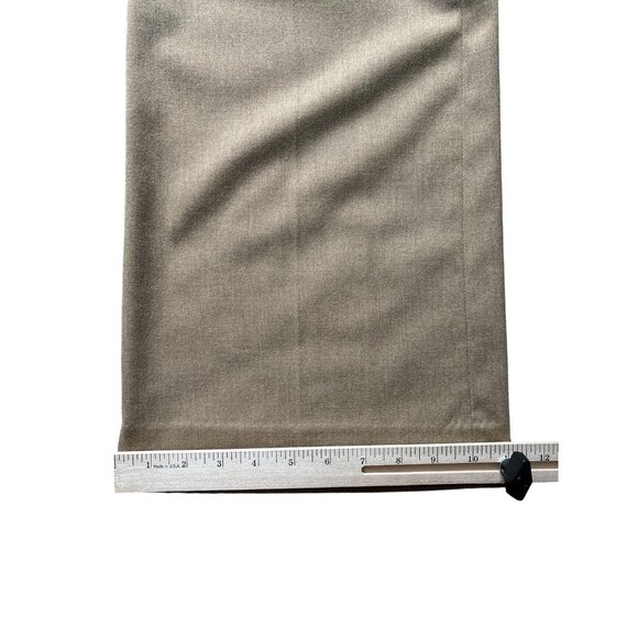 Gap Wide Leg Trouser Pants Womens 2L Tan Stretch Dress Work Office Slacks Career - Picture 8 of 8